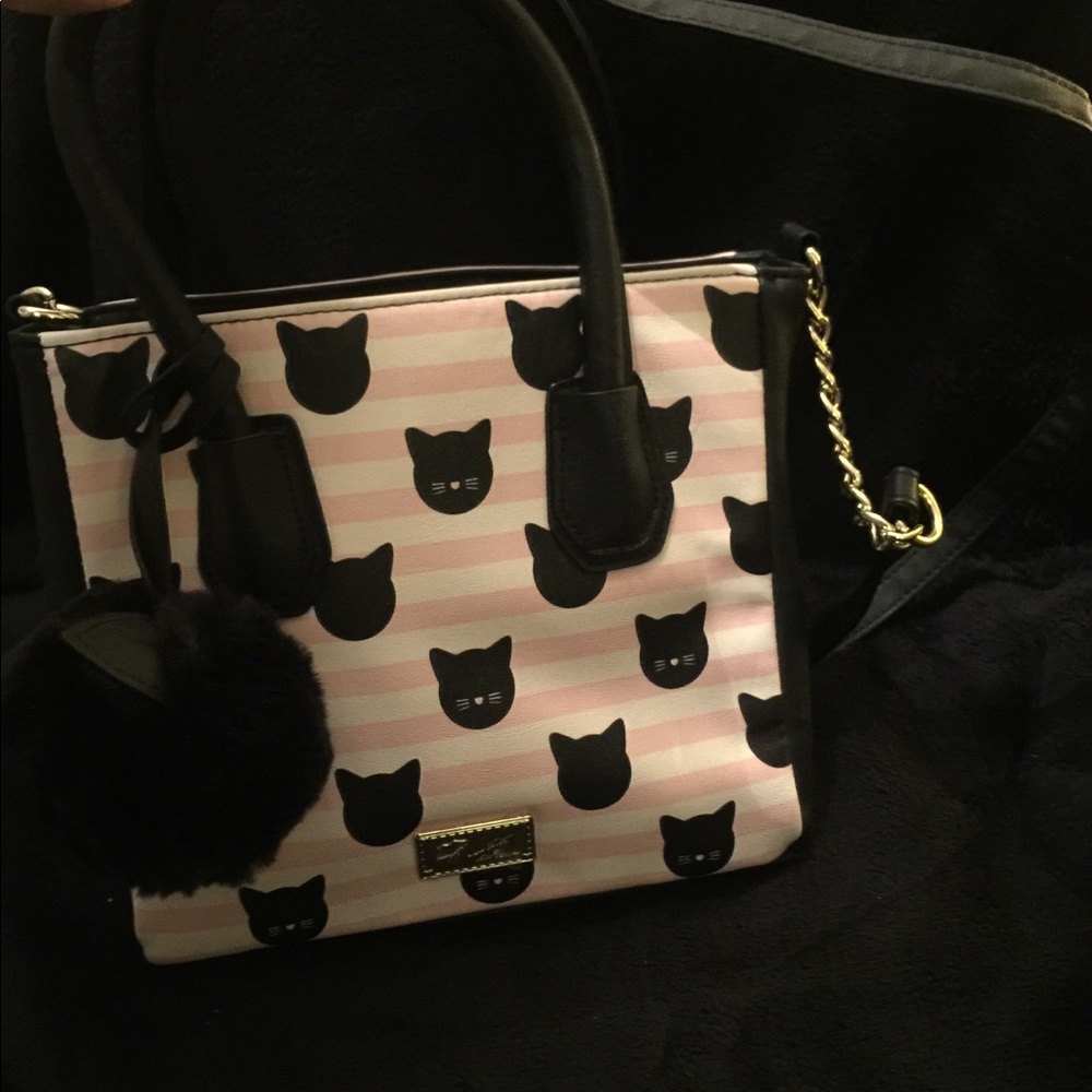 Betsey Johnson kitty purse